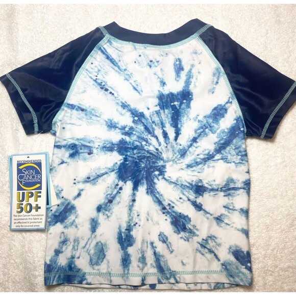 Andy & Evan Toddler Boy Swimsuit 18-24M Swim Suit 2pc Rash Guard Shorts NWT UPF - Picture 4 of 12